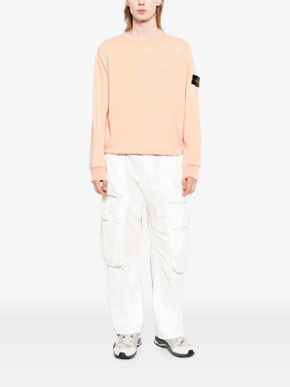 Stone Island Sweater met ronde hals Roze