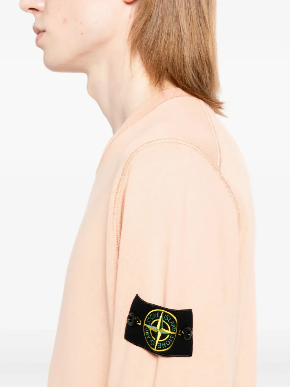 Stone Island Sweater met ronde hals Roze