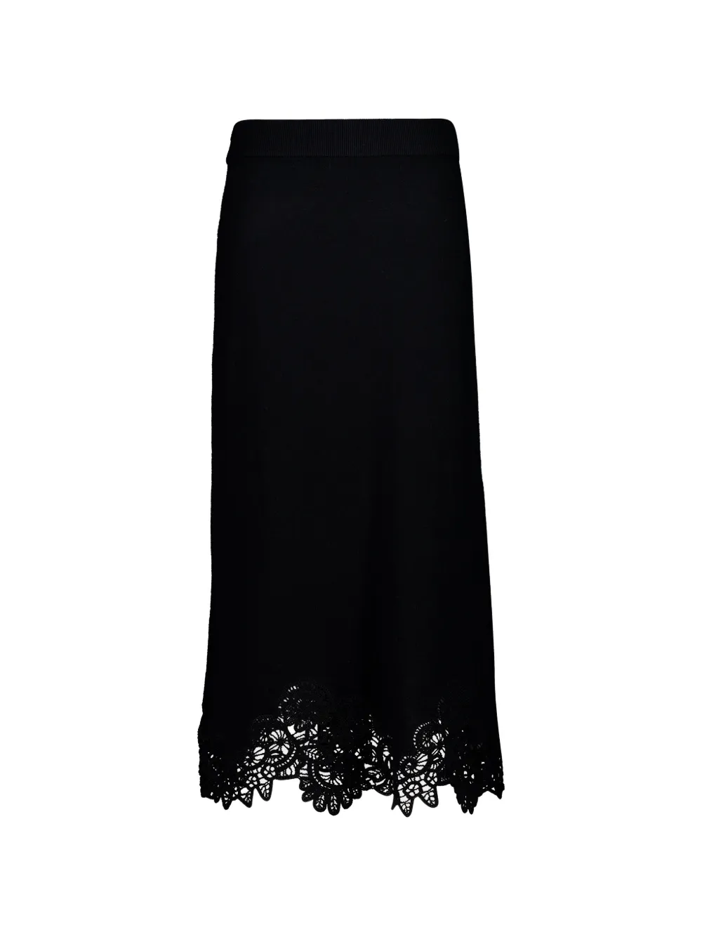ZIMMERMANN Luna midi skirt - Nero