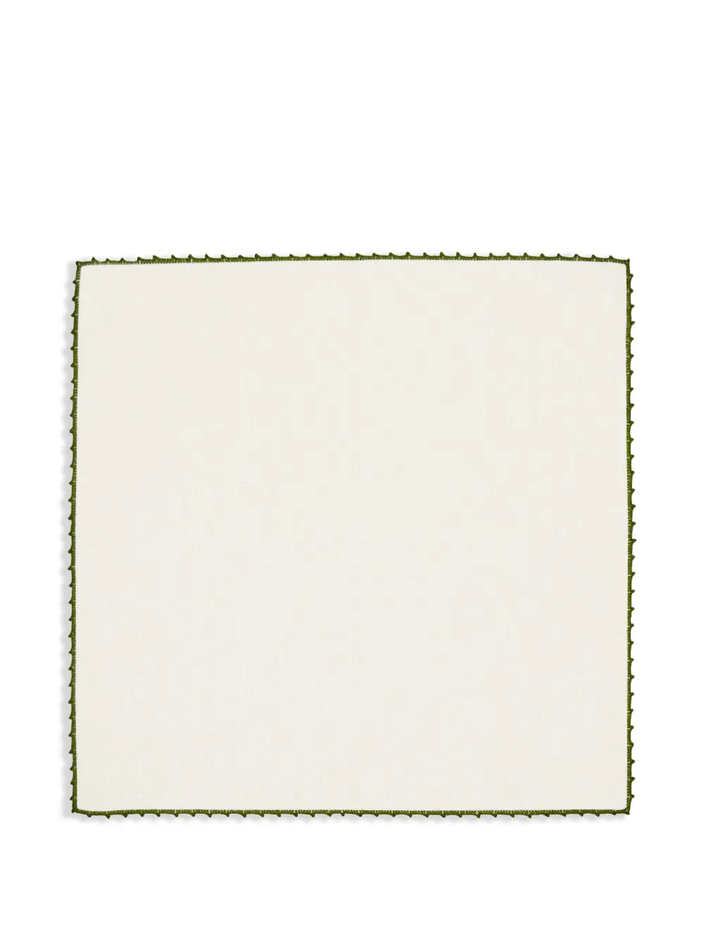 HOUSE OF CAPRICORN Teresa embroidered napkin - Weiß