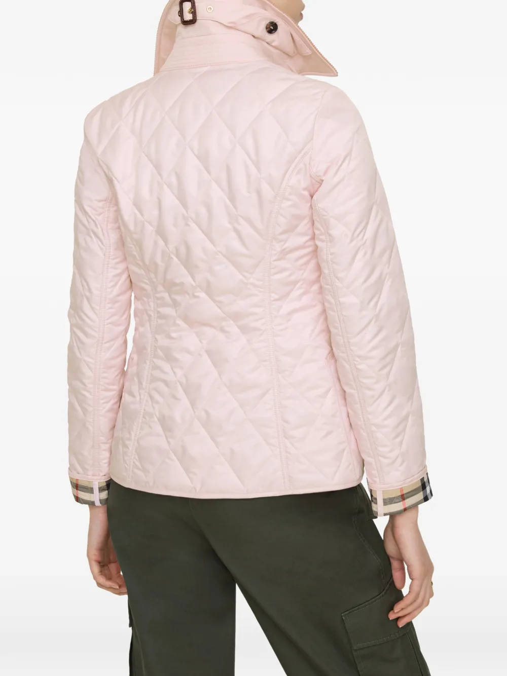 Burberry Gewatteerd jack Roze