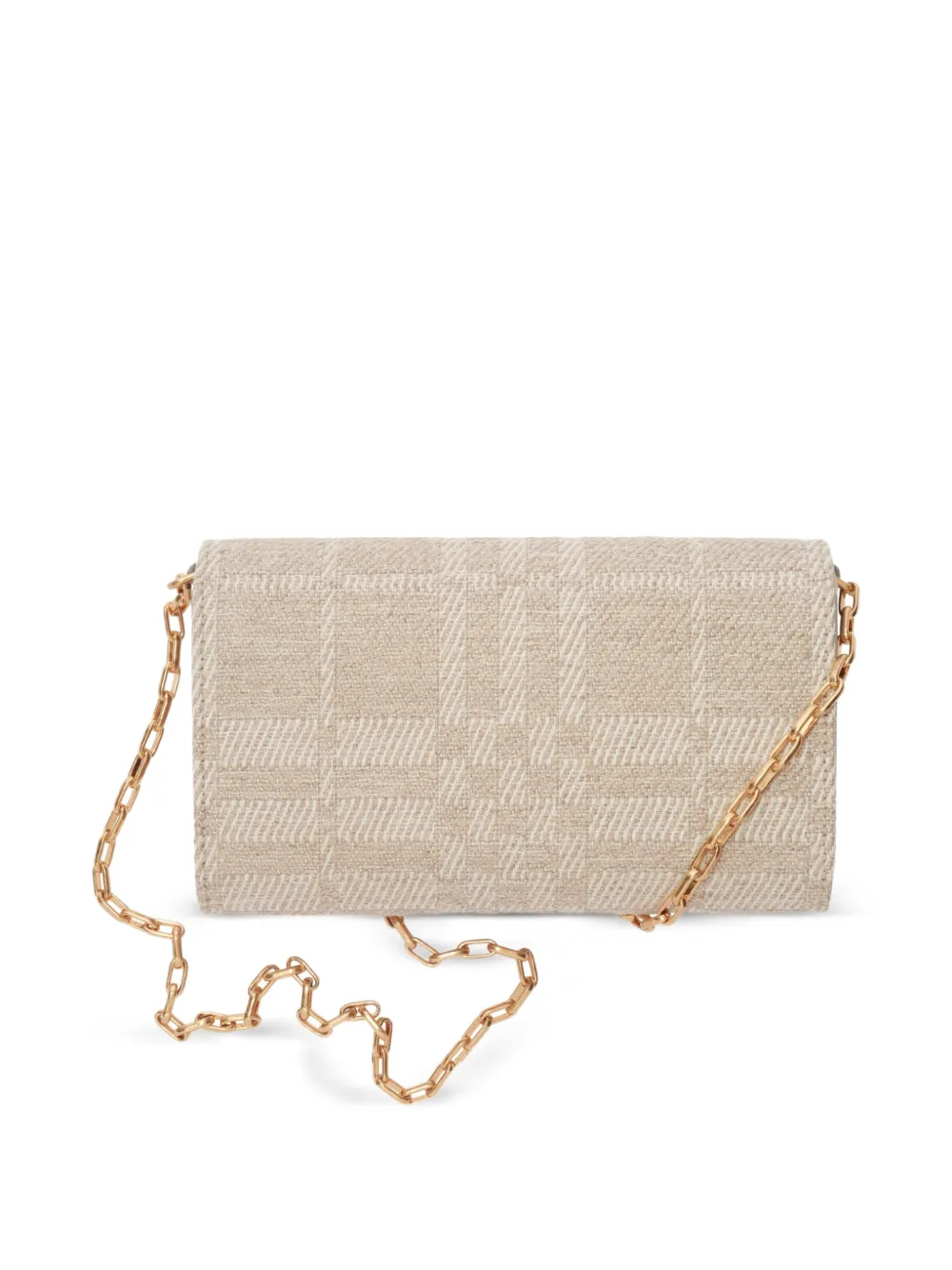 Burberry Cotswolds portemonnee met kettingband Beige