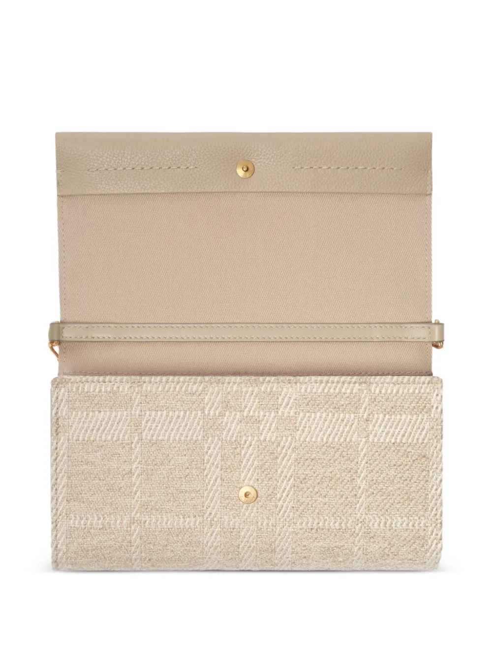 Burberry Cotswolds portemonnee met kettingband Beige