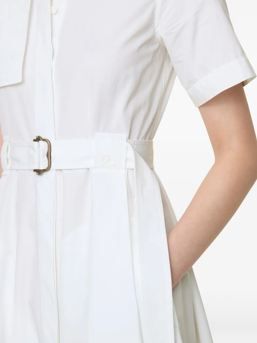 Burberry Katoenen popeline blousejurk Wit