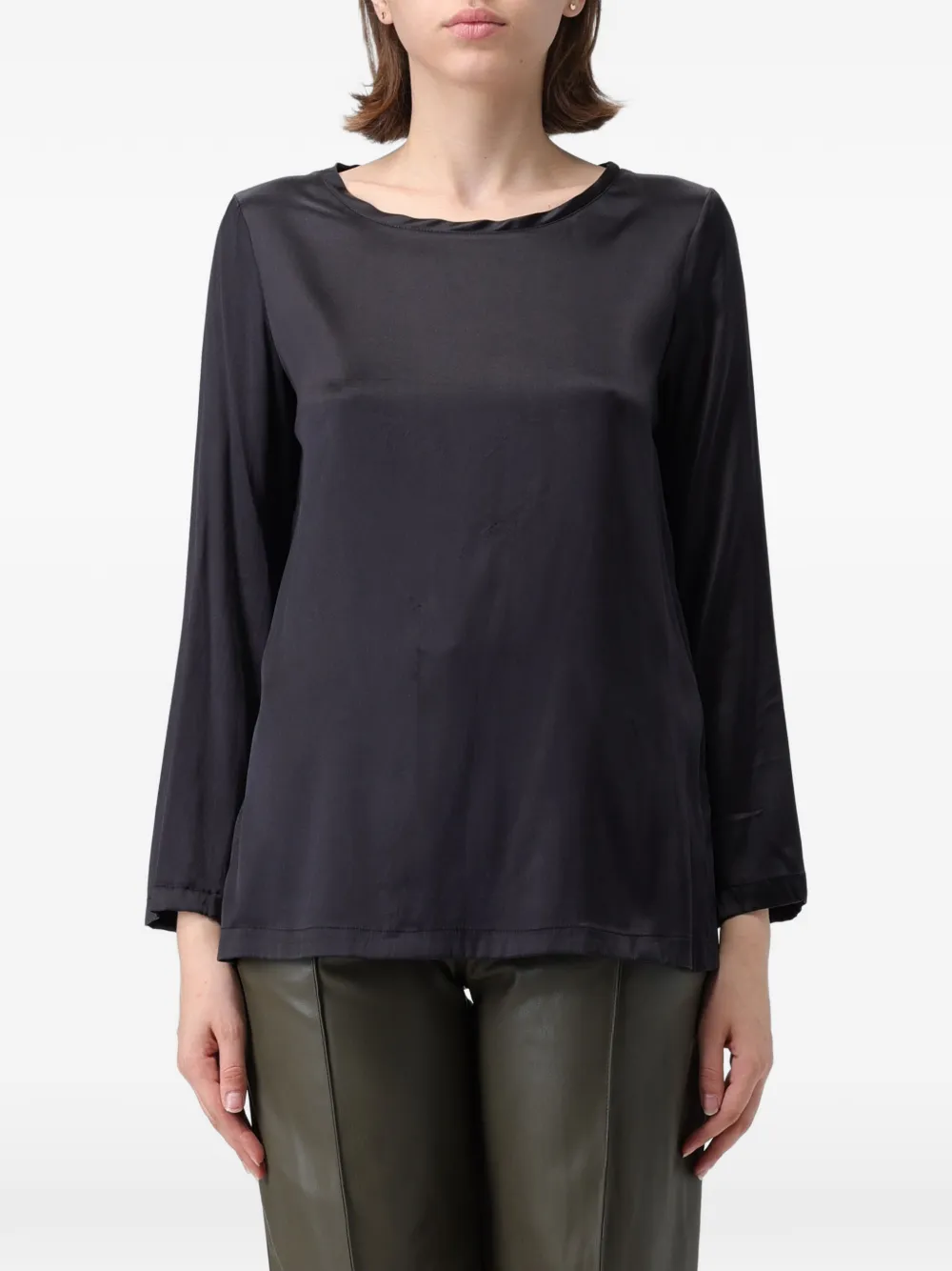 MALIPARMI long-sleeve top - Nero