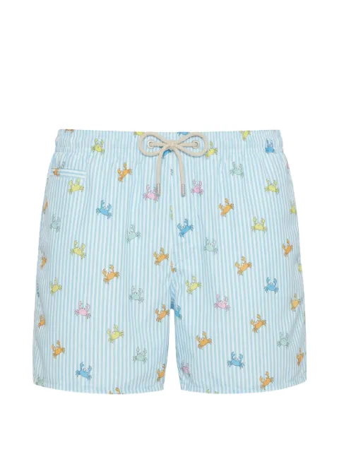 MC2 Saint Barth shorts de playa con cangrejos estampados