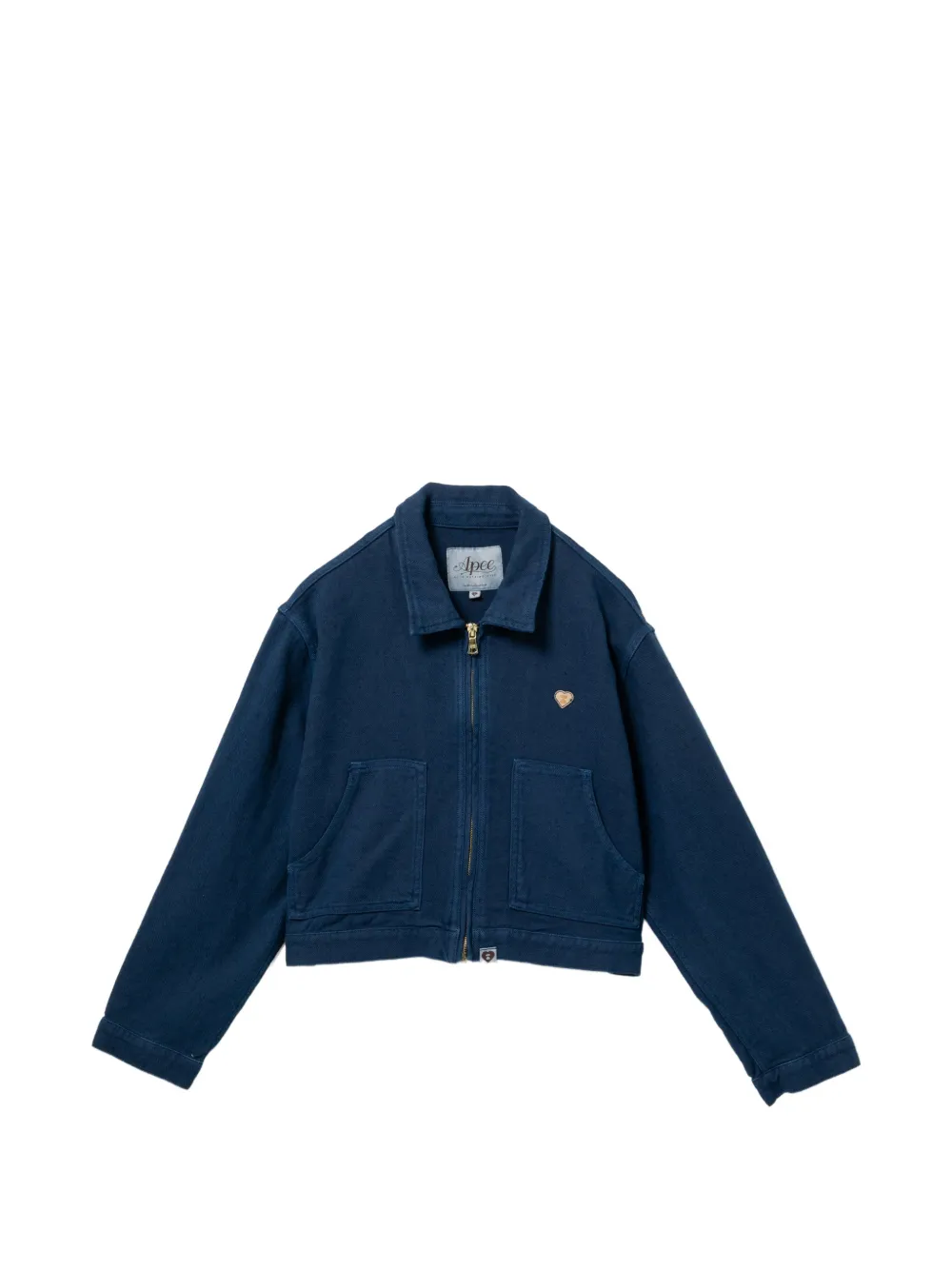 APEE™ by *A BATHING APE® Giacca crop con logo - Blu