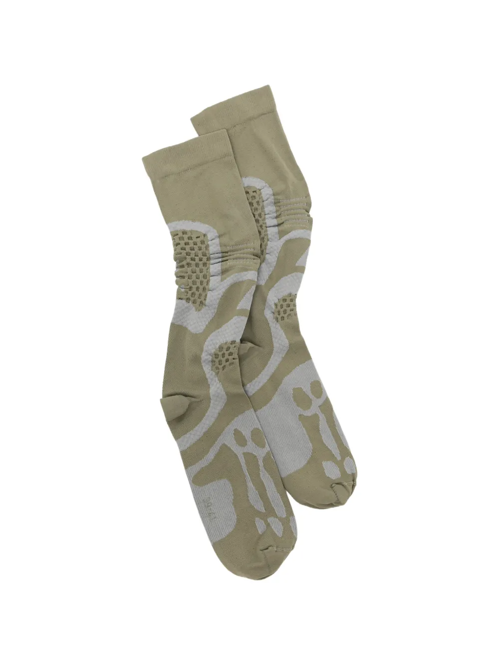 ROA bones logo q skin technical socks - Verde
