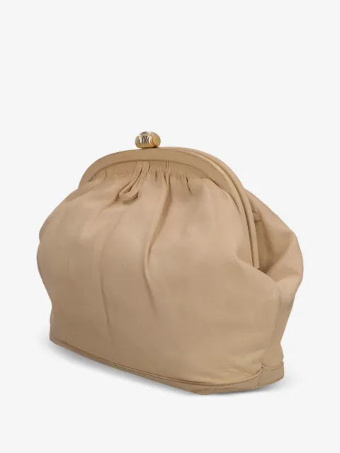 Vintage leather clutch bag