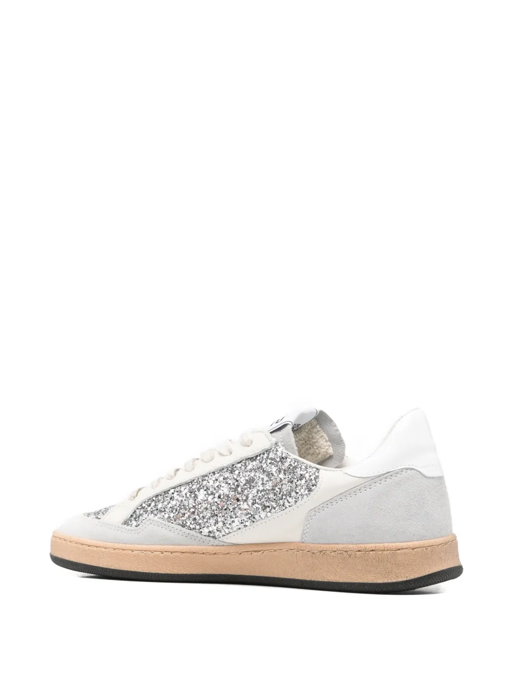 4B12 Play New sneakers met glitter Wit