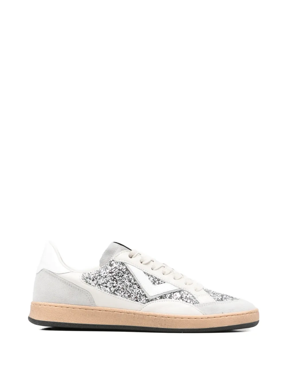 4B12 Play New glitter sneakers - Bianco