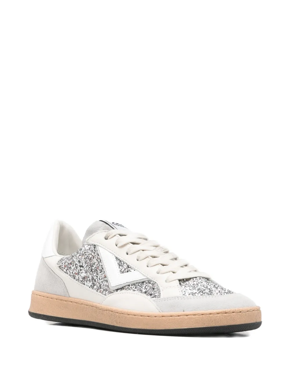 4B12 Play New sneakers met glitter Wit