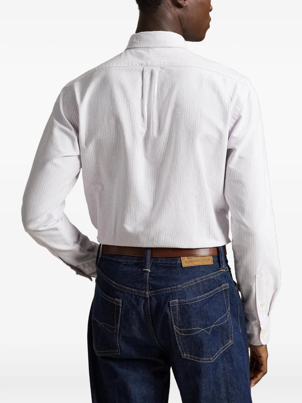 Polo Ralph Lauren striped oxford shirt Wit
