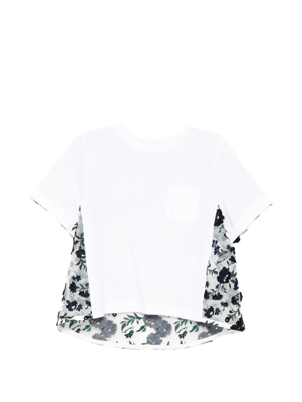 sacai pocket-detail T-shirt - Weiß