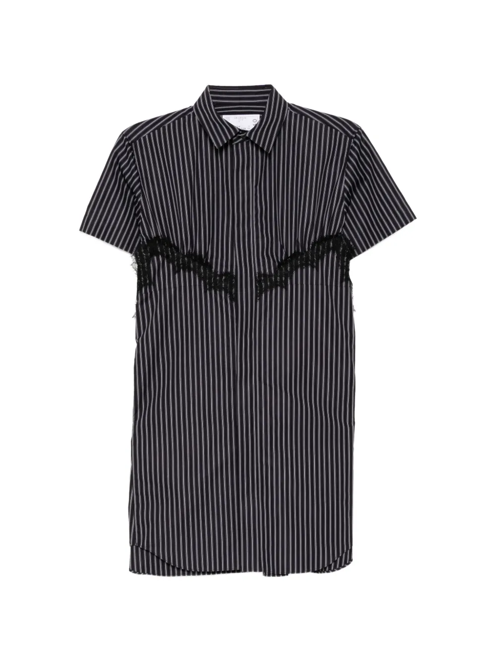 sacai Poplin dress - Blau