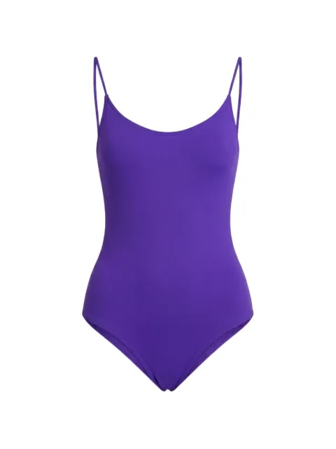 Fisico scoop-neck spaghetti-strap swimsuit
