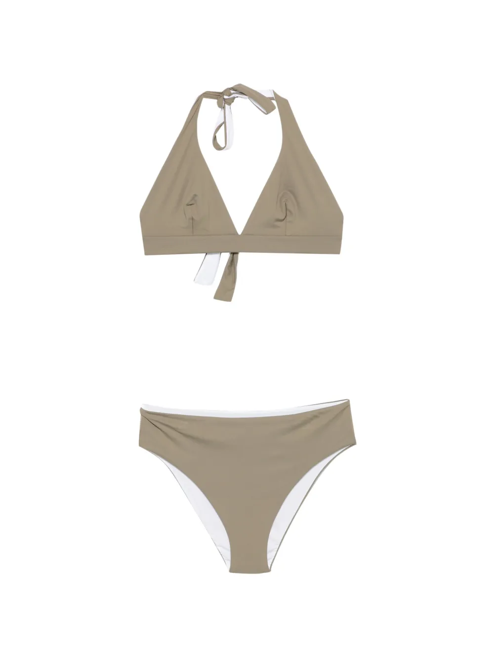 Fisico tie-fastening bikini - Verde