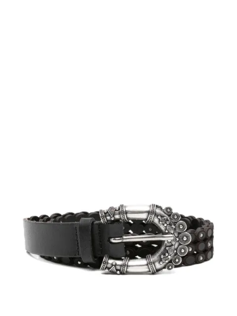 Orciani laser-cut studded belt
