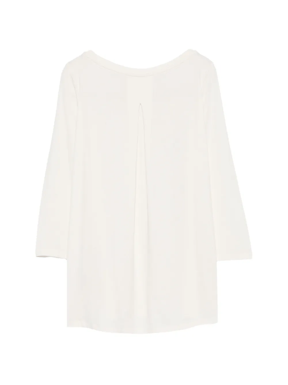Majestic Filatures Top met geplooid detail Beige