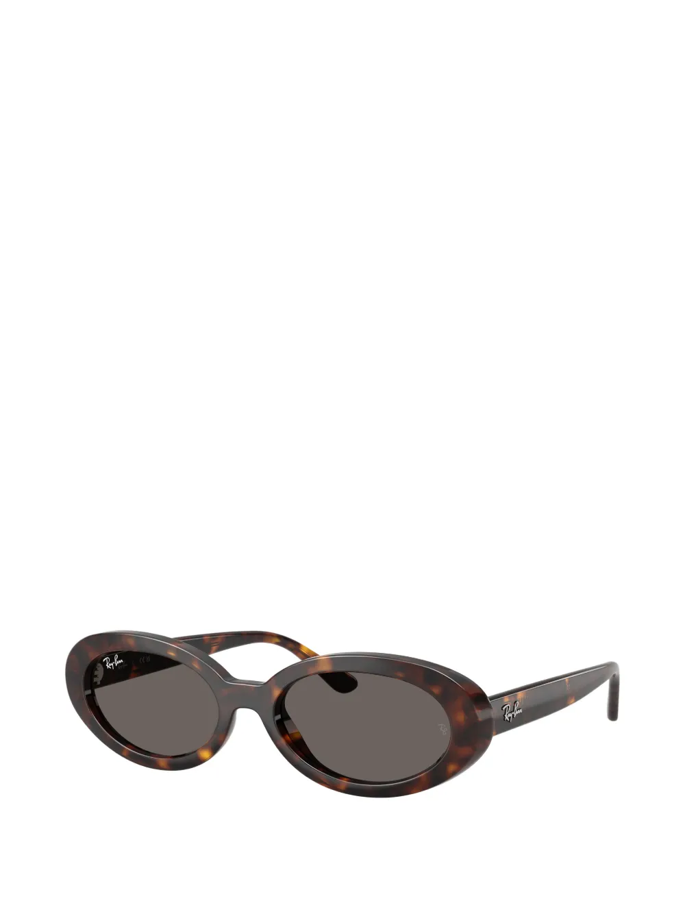  Ray-ban Oval-frame Sunglasses - Brown 