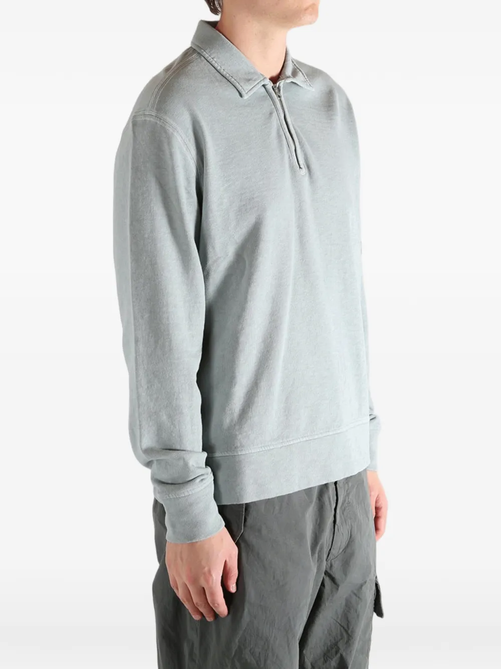 C.P. Company Malfilè trui met fleece detail Grijs