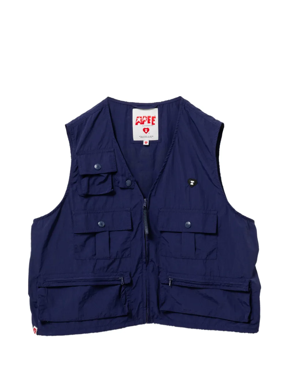 APEE™ by *A BATHING APE® Gilet cargo Pocket - Blu
