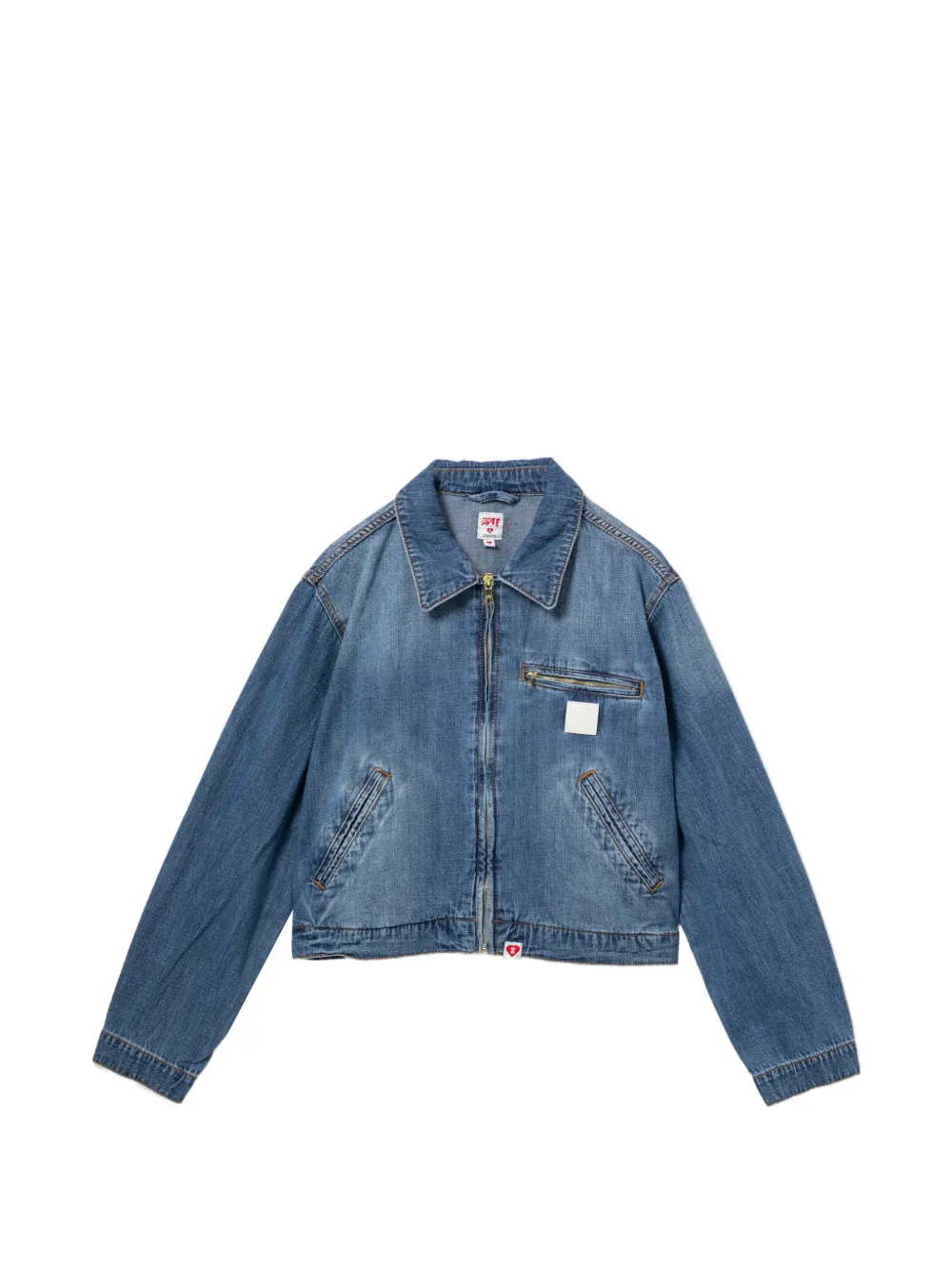 APEE™ by *A BATHING APE® logo-patched denim jacket