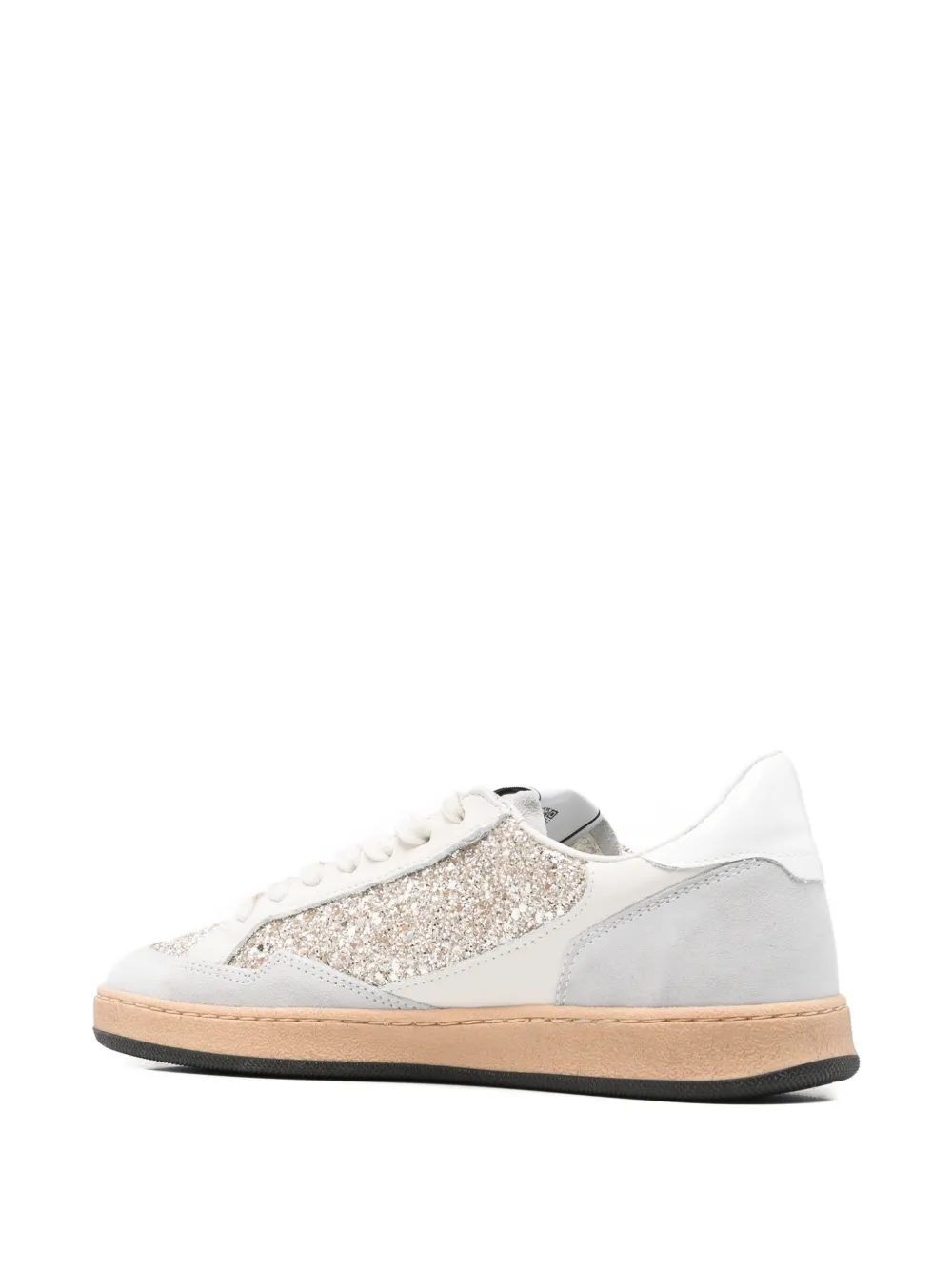 4B12 Play New sneakers verfraaid met glitters Wit
