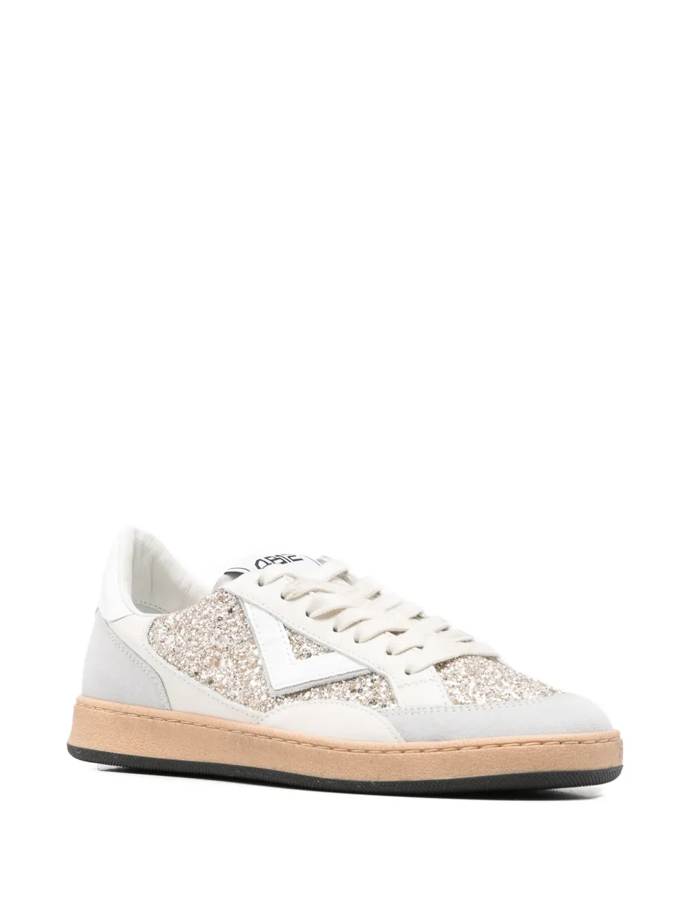 4B12 Play New sneakers verfraaid met glitters Wit
