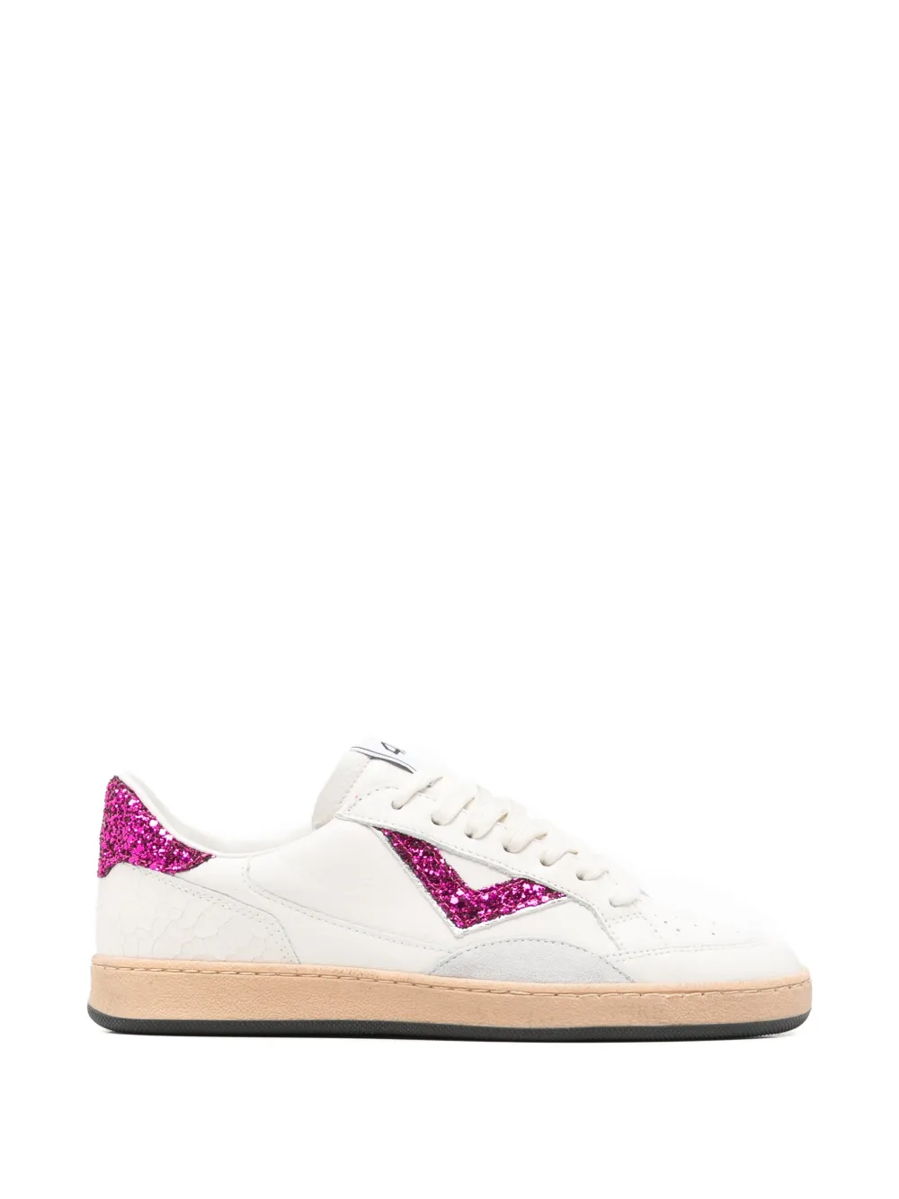 4B12 Playnew glitter-embellished sneakers - Bianco