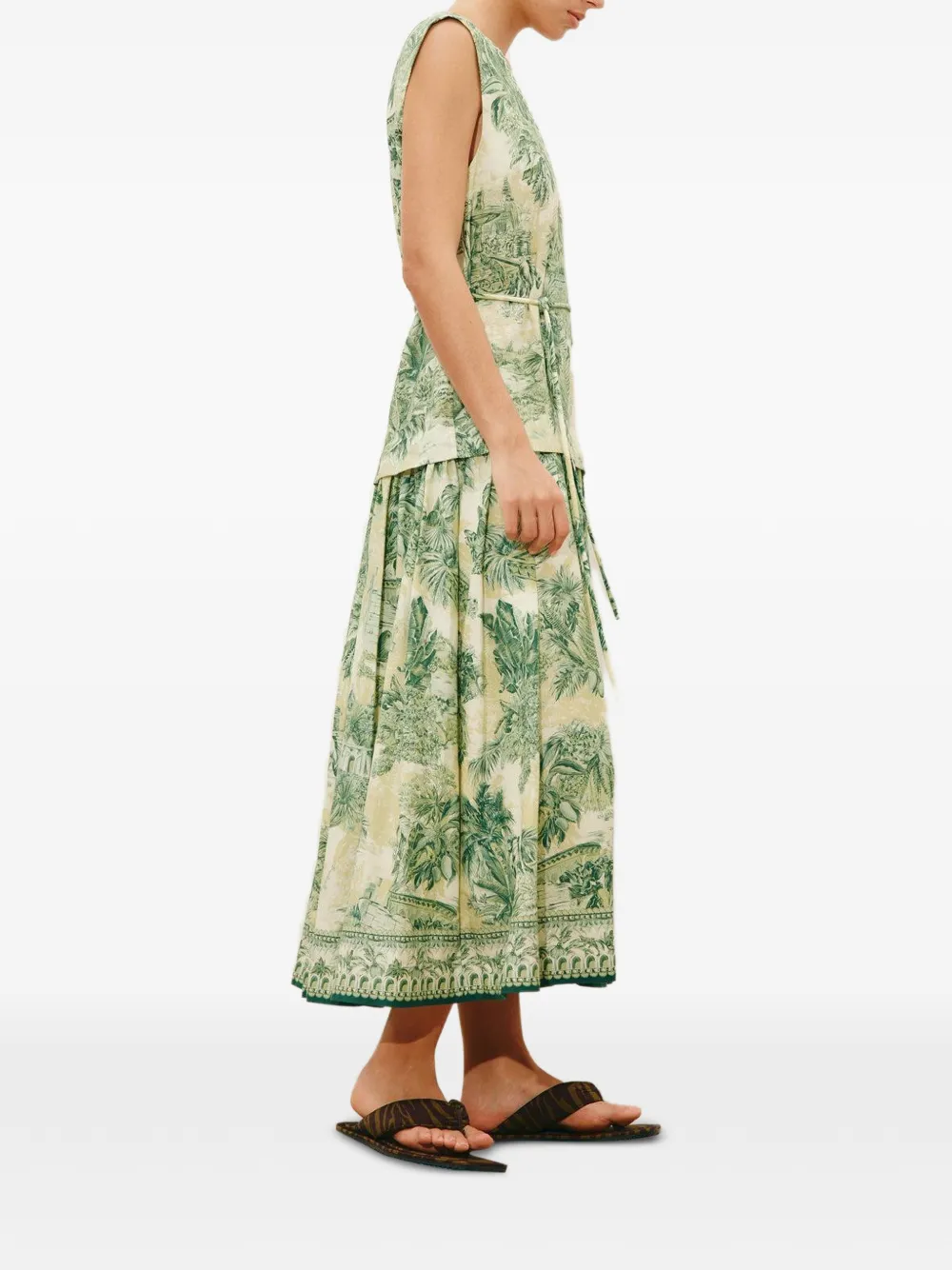 alemais tiered midi dress Sloane Tiered Midi Dress by ALMAIS