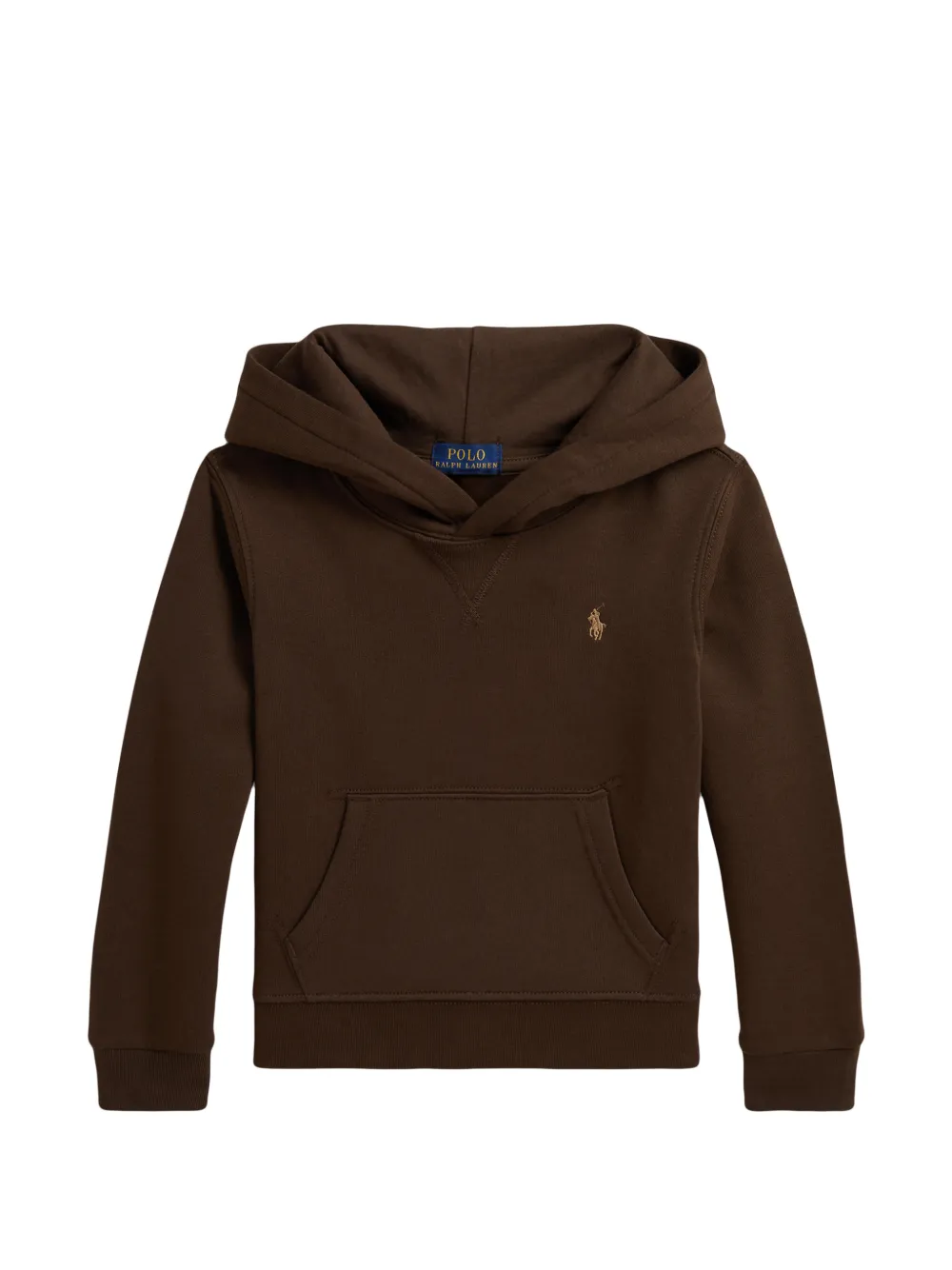 POLO RALPH LAUREN KIDS Felpa con ricamo Polo Pony - Marrone