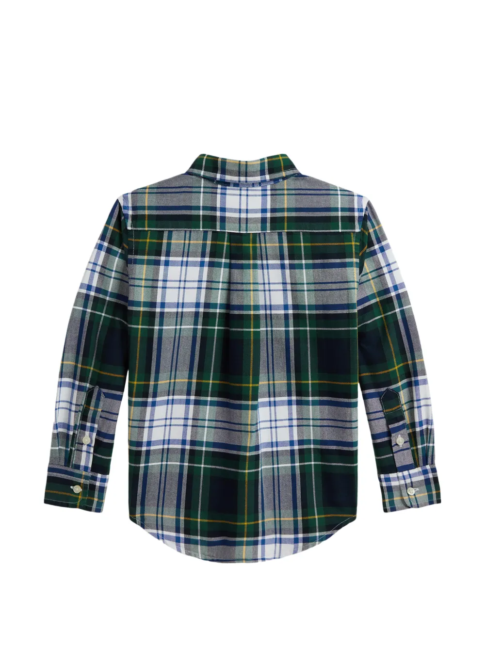 POLO RALPH LAUREN KIDS Geruit shirt met knopen Groen