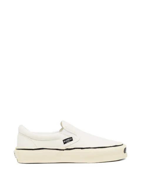 KAMIYA  canvas slip-on sneakers