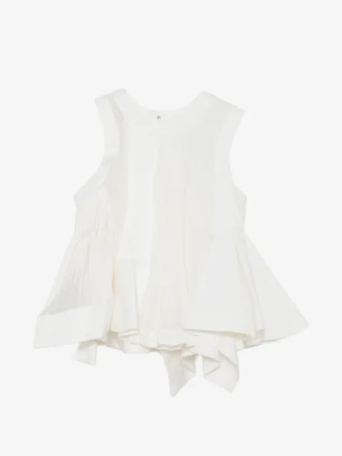 sacai Top met ruches