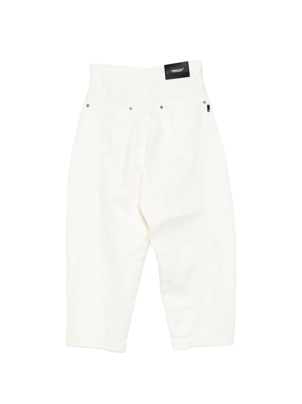 Undercover Jeans met patchwork en vlakken Wit