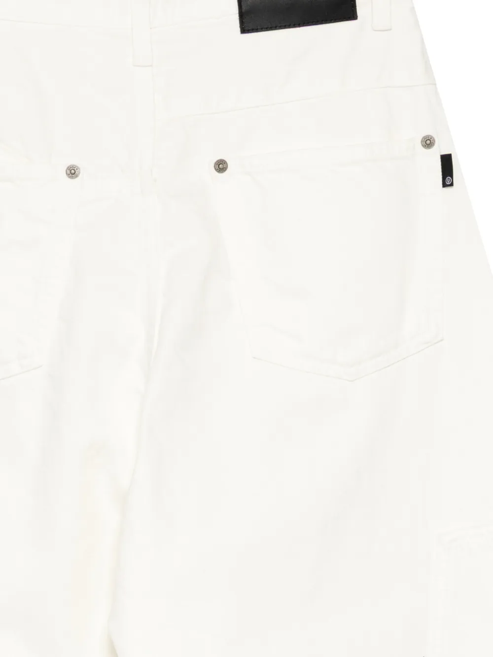 Undercover Jeans met patchwork en vlakken Wit