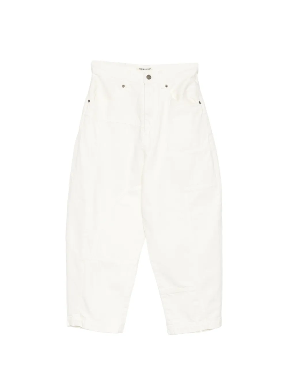 Undercover patchwork panelled jeans - Bianco