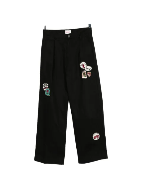 KAMIYA  patch-detail pleated trousers