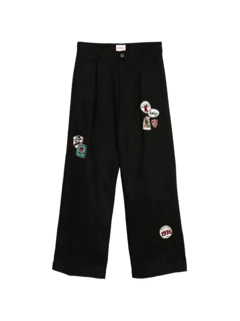 KAMIYA  patch-detail pleated trousers