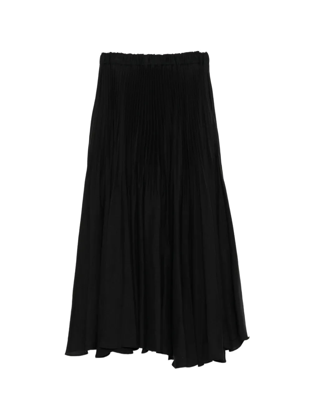  Undercover Falda Larga Plisada - Negro 