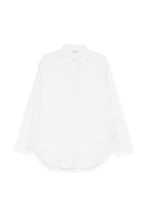 Fear Of God concealed-placket curved-hem shirt