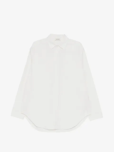 Fear Of God concealed-placket curved-hem shirt