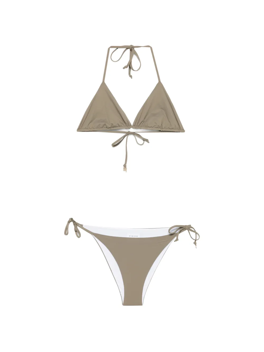 Fisico tie-side-fastening bikini - Verde