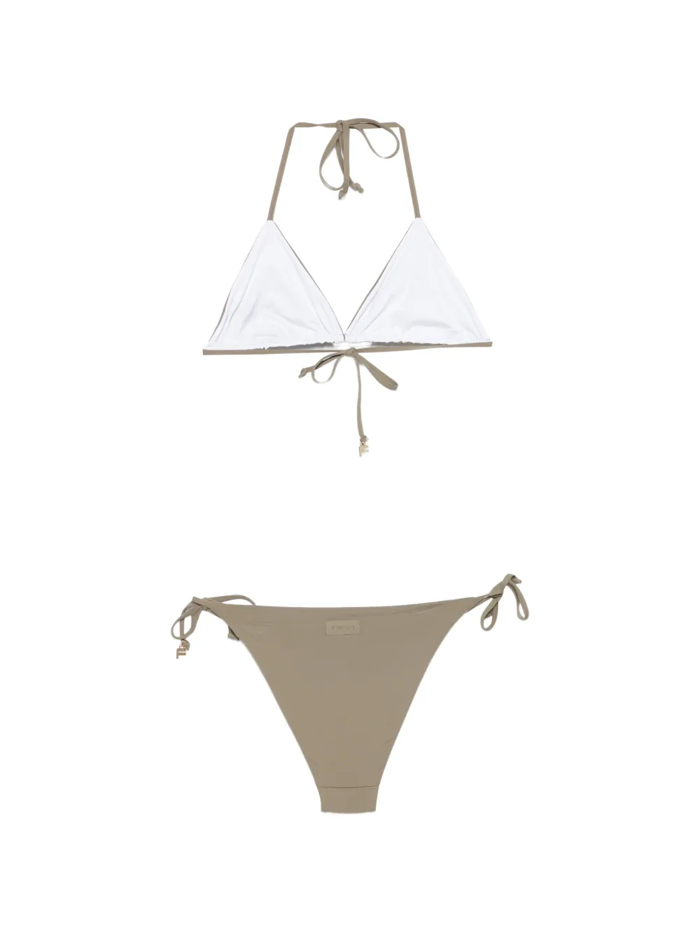  Fisico Bikini Con Cierre De Lazo - Verde 
