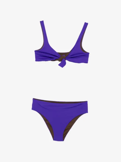 Fisico knot-detail bikini