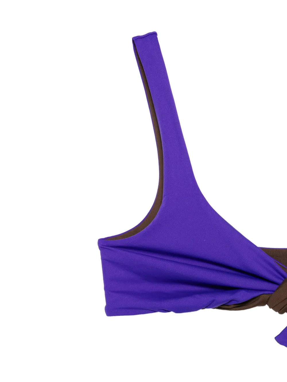 Fisico Bikini met geknoopt detail Paars