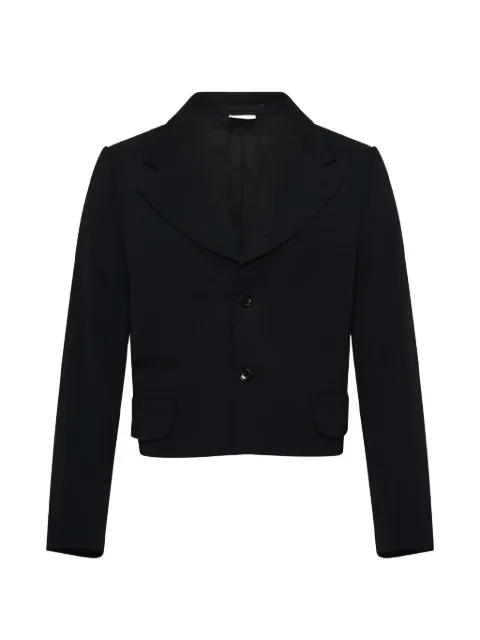 Comme des Garçons Homme Plus notched-lapels cropped blazer