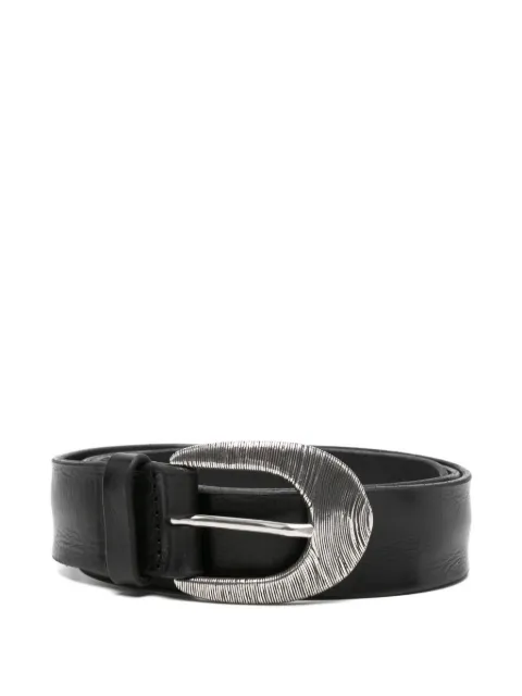 Orciani textured-buckle leather belt