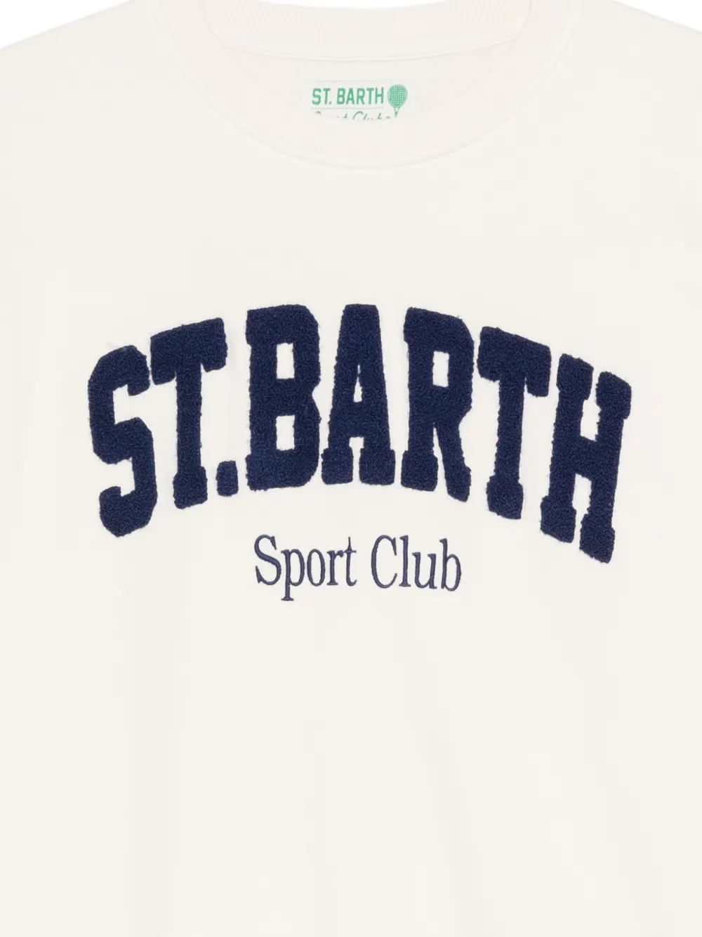 MC2 Saint Barth Sweater met logoprint Beige